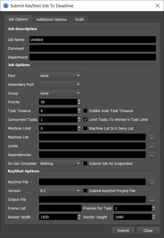 KeyShot ??? Deadline 10.1.23.6 documentation